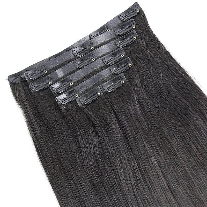 IMAN Silked Straight Hair Clip-ins