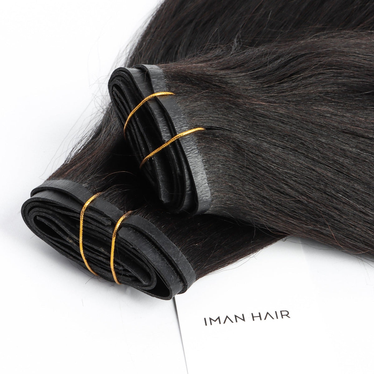 IMAN Textured Straight Hair Clip-ins